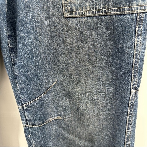 NEW Free People OASIS DENIM CROP Size 29 Dark Wash Jeans Barrel - Picture 5 of 10